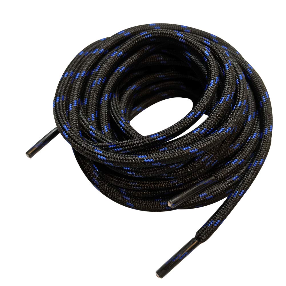 B&Q 3 Pairs Heavy Duty Round Boot Laces Shoelaces for Hiking Walking Construction Safety Work Boots Shoes