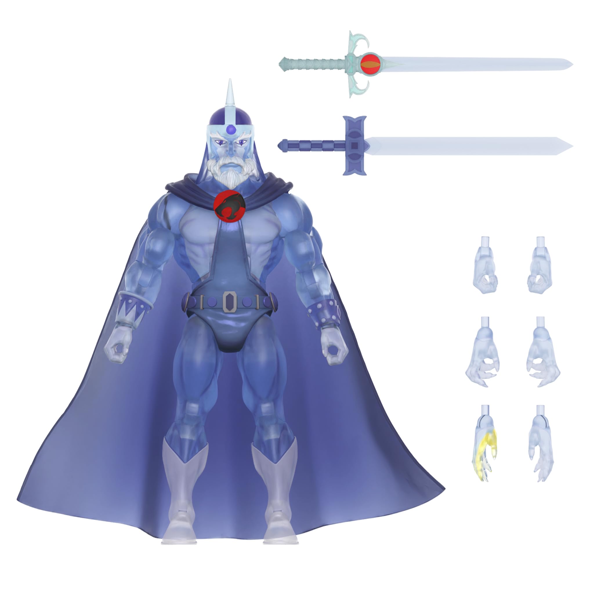 Super7 ULTIMATES! Thundercats Ghost Jaga - 7" Thundercats Action Figure with Accessories - Classic Cartoon Collectibles and Retro Toys