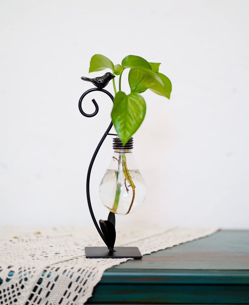 Plant Terrarium, Hydroponic Vases for Home Decoration, Modern Creative Bird Terrarium Stand, Ideal Gifts