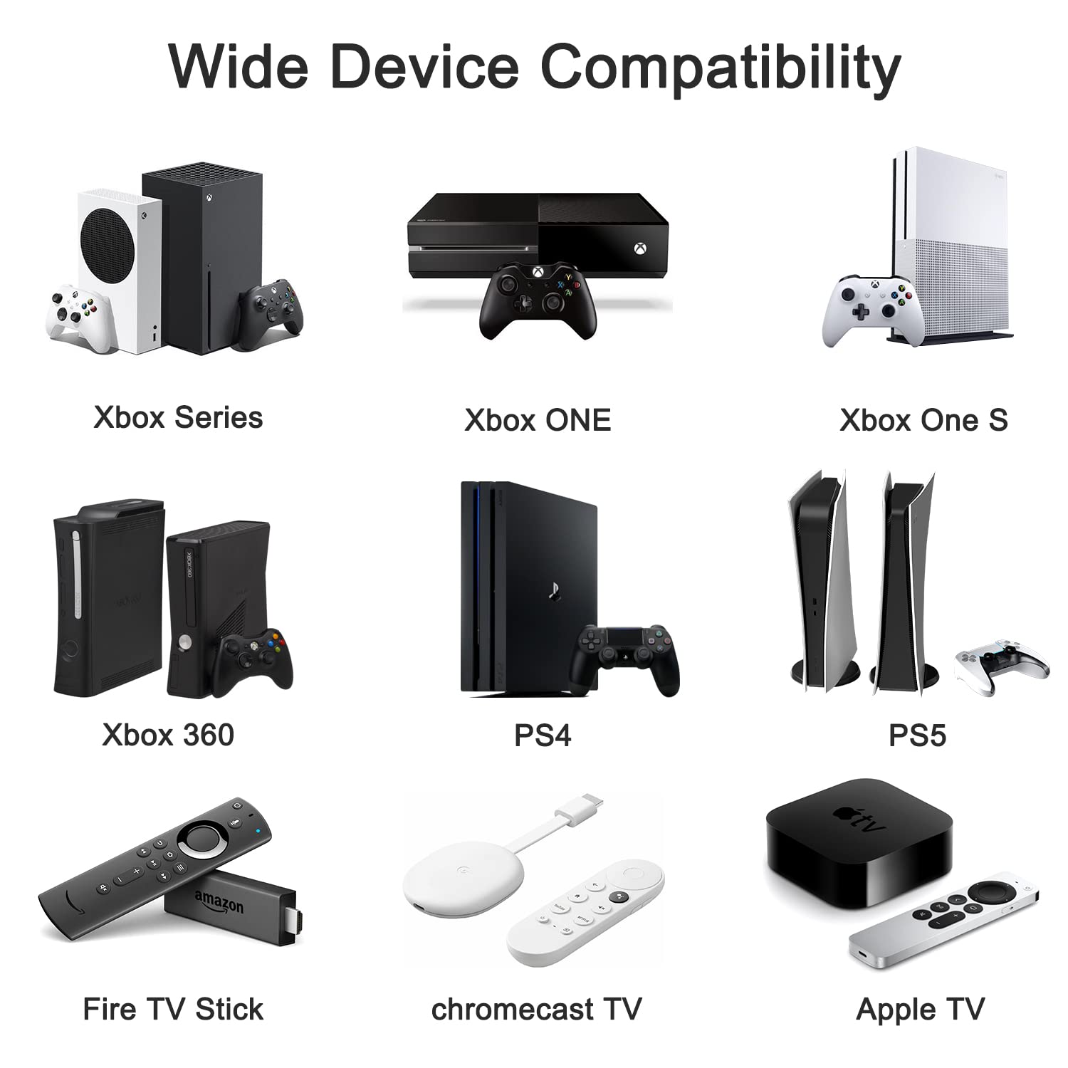 HDMI 2.1 Bi-Directional Switch Ultra HD 8K HDMI Switcher 2 in 1 Out/ 1 in 2 Out HDMI Switch Supports 8K@60Hz/ 4K@120Hz 48Gbps Compatible with Switch/Switch OLED PS5/4 Xbox Roku Apple TV Fire TV Stick