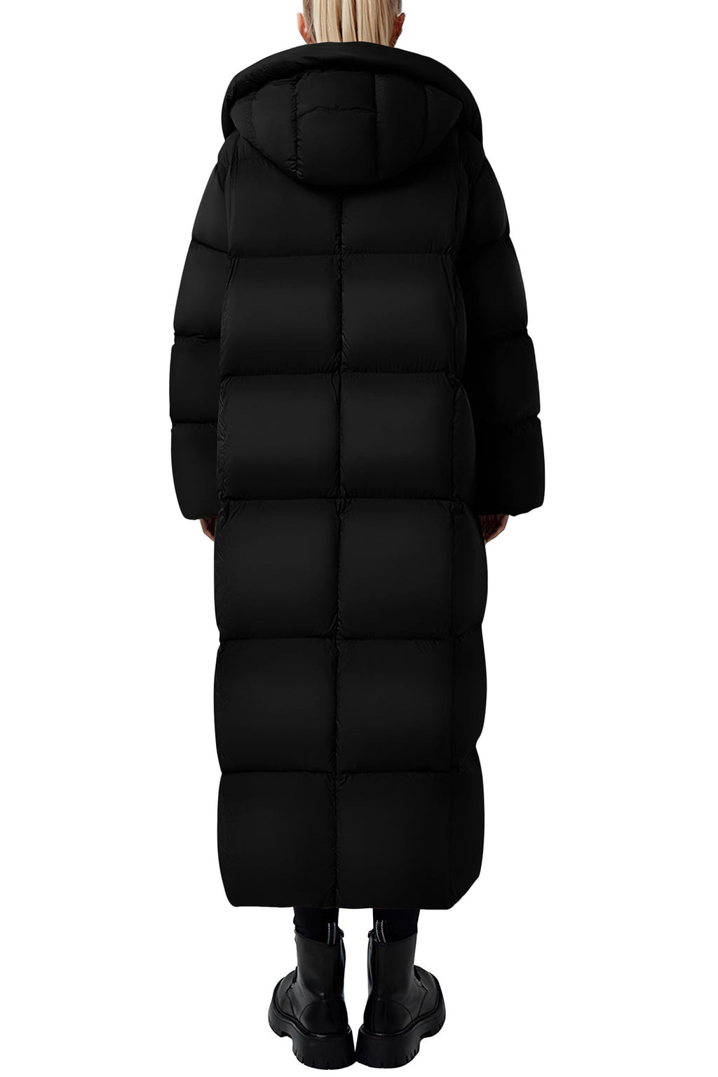 PRETTYGARDEN Women's Winter Long Puffer Coats Hooded Zip Up Casual Thickened Down Jackets Trendy Warm Clothes Outerwear