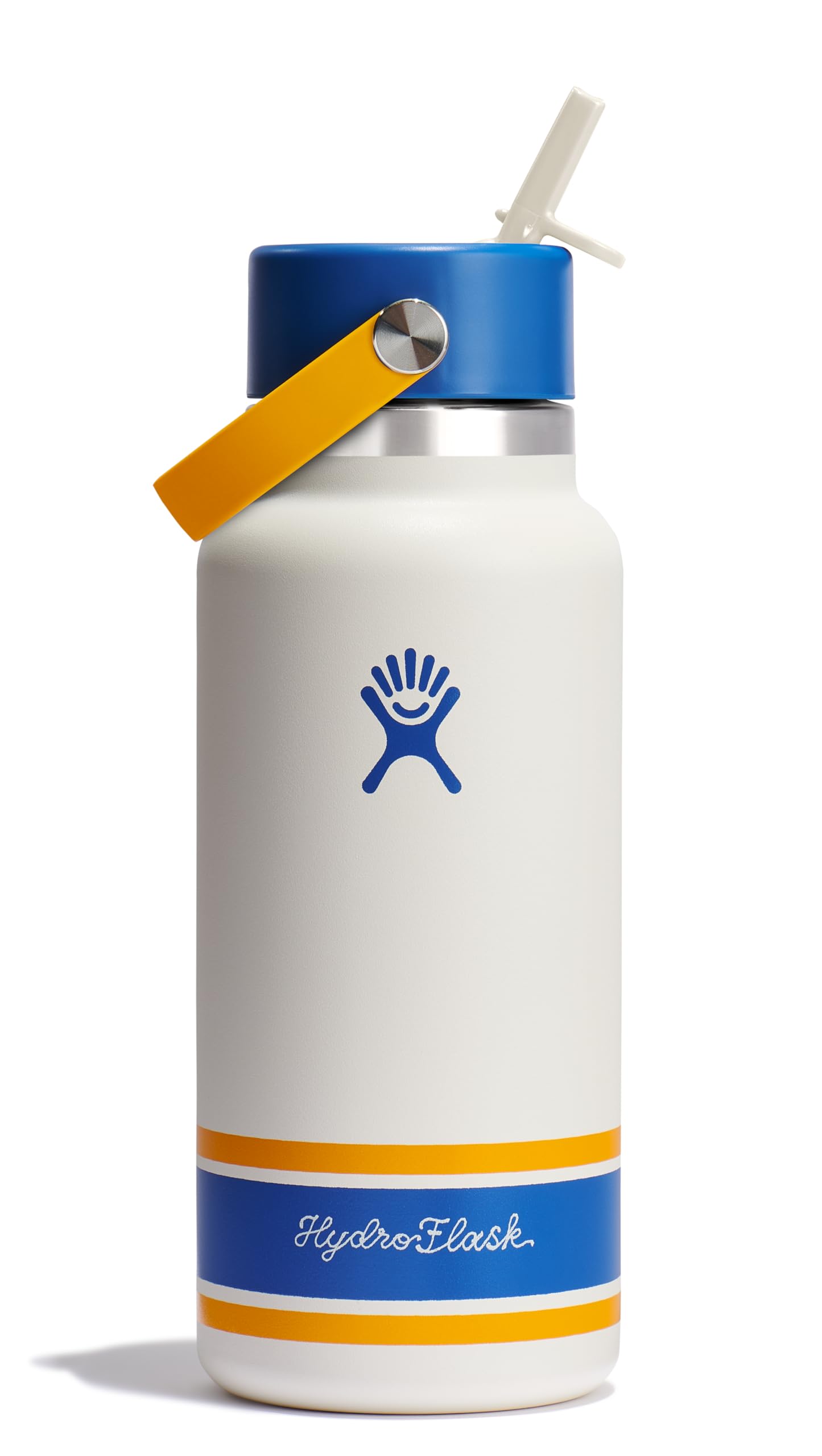 Hydro Flask Water Bottle - Insulated Stainless Steel - Wide Straw Lid, Non Spill, Leakproof in 24 Oz Forest Green Arc