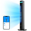 Goveelife 42'' Tower Fan for Bedroom, Smart Floor Fan with 150° Adjustable Oscillating, APP & Voice Control, 5 Modes 12 Speeds up to 26ft/s, 24H Timer, 27dB Quiet Fan for Cooling Home Office Black