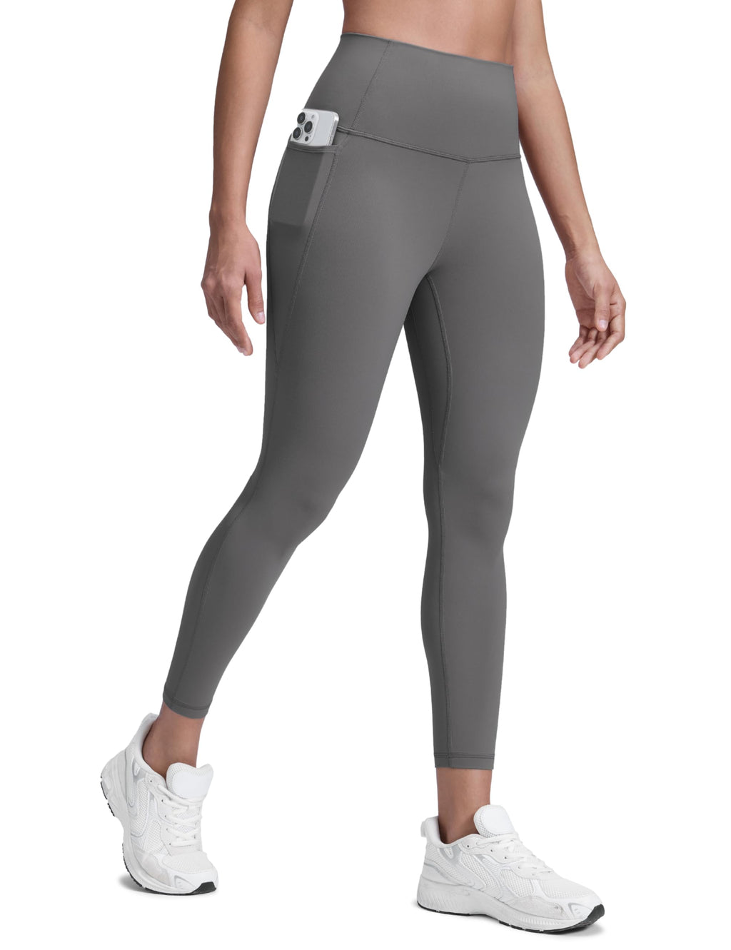 CRZ YOGA Butterluxe Workout Leggings Pockets 25'' - High Waisted Gym Womens Yoga Pants Buttery Soft