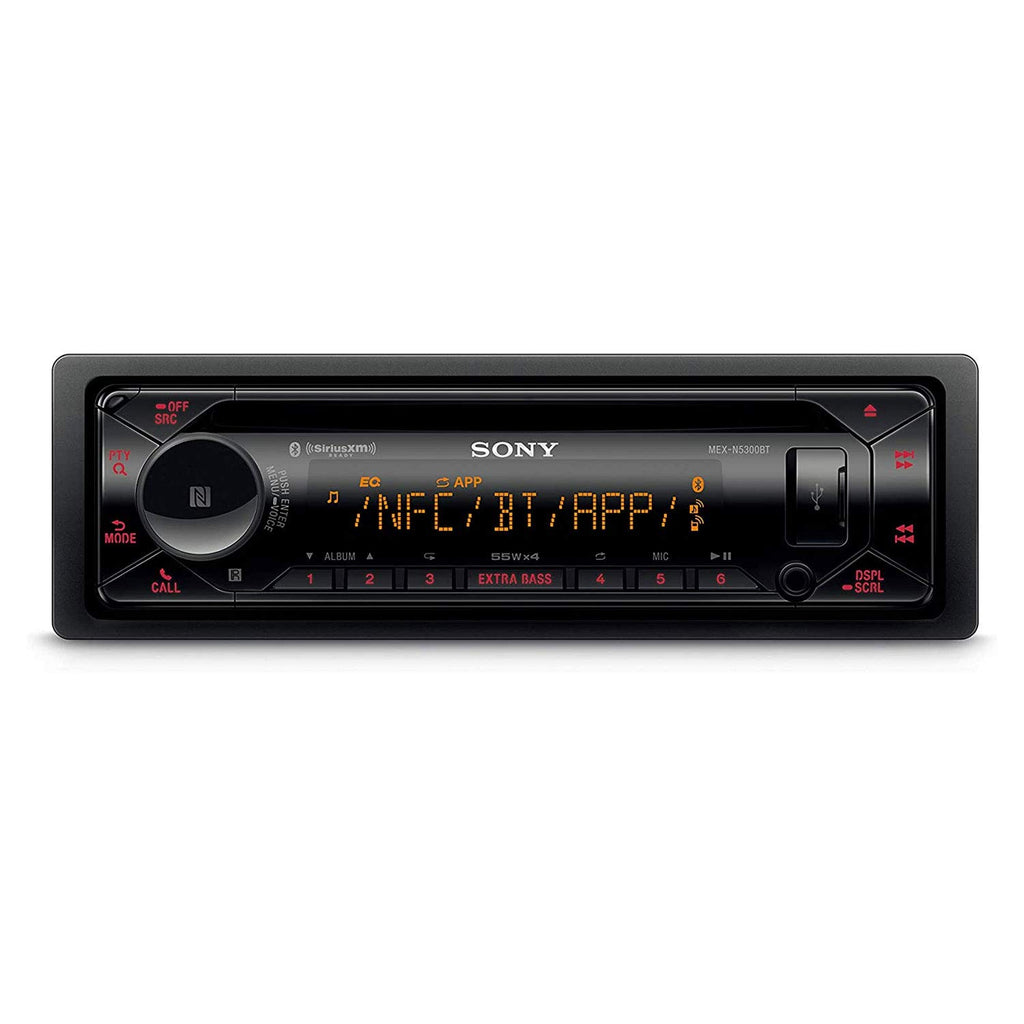 Sony MEX-N5300BT Car Stereo Single Din Radio with Bluetooth, CD Player, USB/AUX
