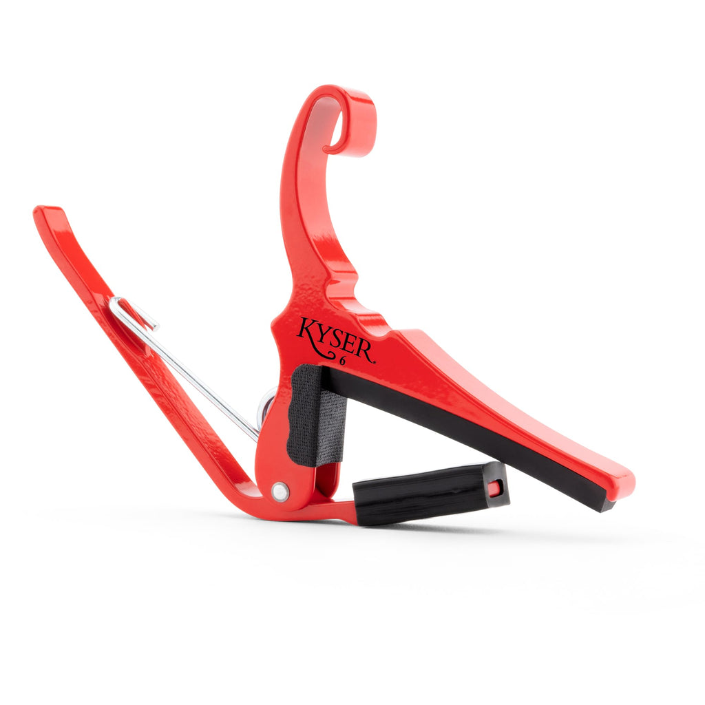 Kyser Musical Products Quick-Change Guitar Capo, KG6ABA, Abalone - For 6-String Acoustic Guitars, Made in USA, Quality, Strong, Lightweight, Quick & Easy Key Changes, Innovative, Perfect Fit