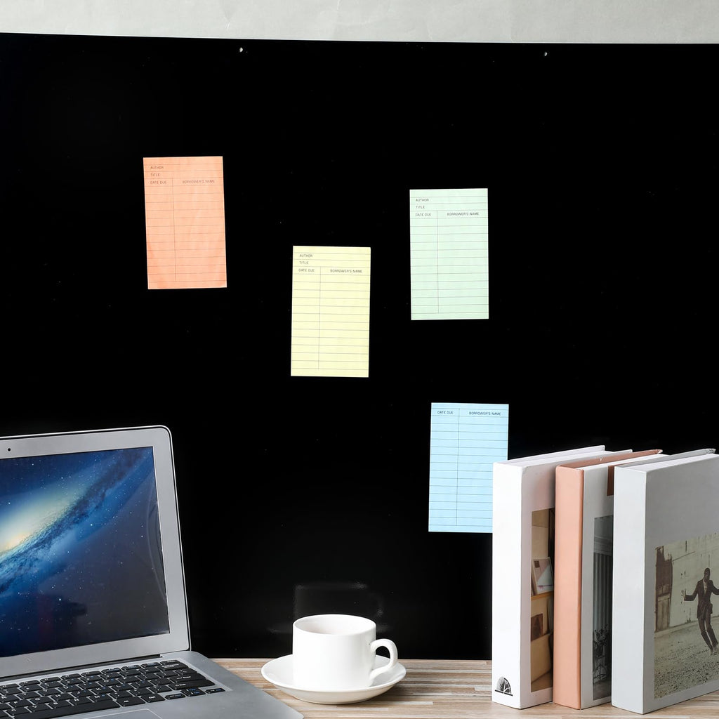 Ireer Magnetic Board Steel Magnet Bulletin Boards for Walls to Display Magnetic Notes Photos for Home Office Classroom, Pre Drilled with Screws and Dry Wet Erase Feature(Black,24 x 48 Inch)