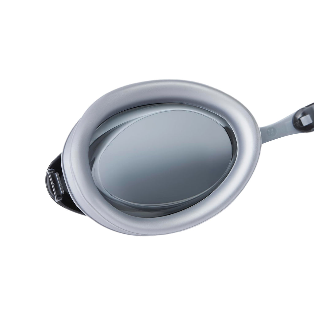 Amazon Basics Unisex Swim Goggles for Adults, Anti-Fog, Unisex, Wide View, 4 Interchangeable Nosepieces