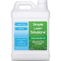 Advanced 16-4-8 Lawn Fertilizer - Liquid Lawn Food Spring & Summer Concentrated Spray - Any Grass Type- Fish and Seaweed Kelp- Balanced NPK - Simple Lawn Solutions (1 Gallon)