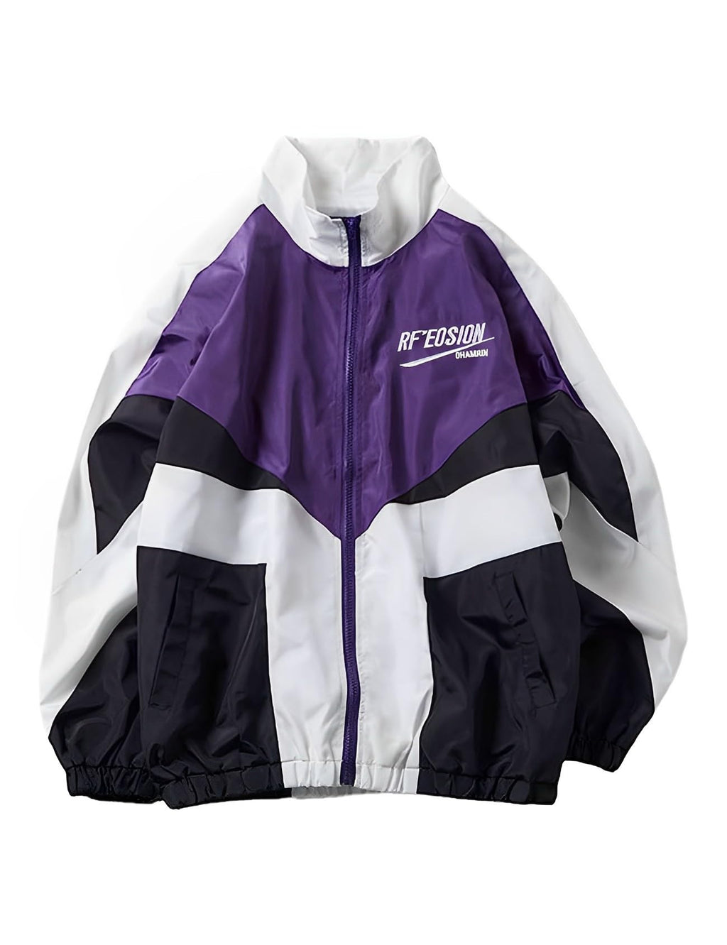 Wyeysyt Women Windbreaker Jacket Y2k Varsity Jackets Oversized Vintage 90s Jacket
