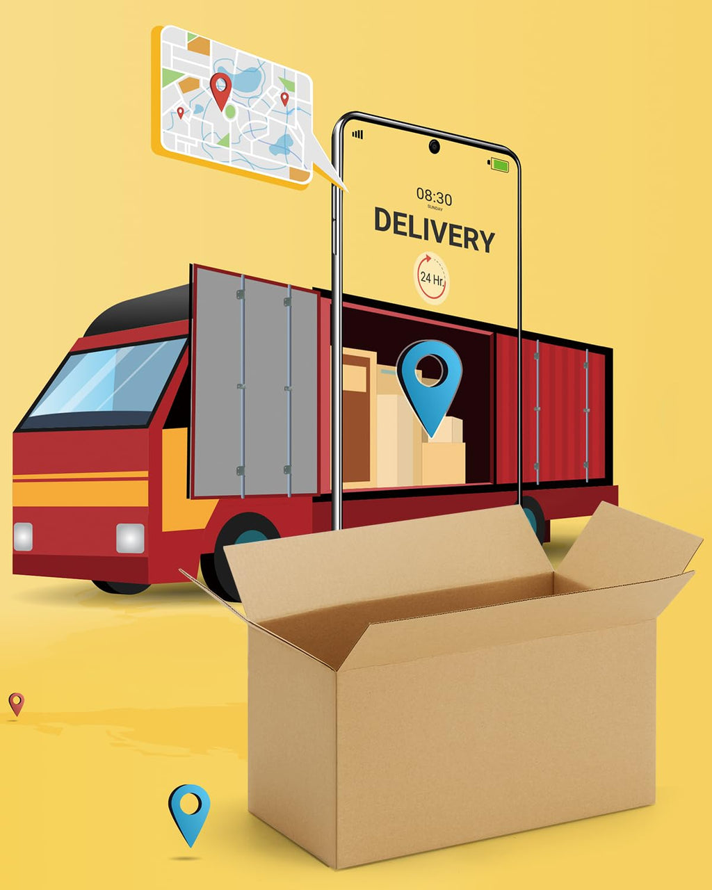 40-Pack-Small-Shipping-Boxes-6x4x4, Corrugated-Cardboard-Boxes-for-Packaging-Small-Business, Brown-Boxes-Mailers