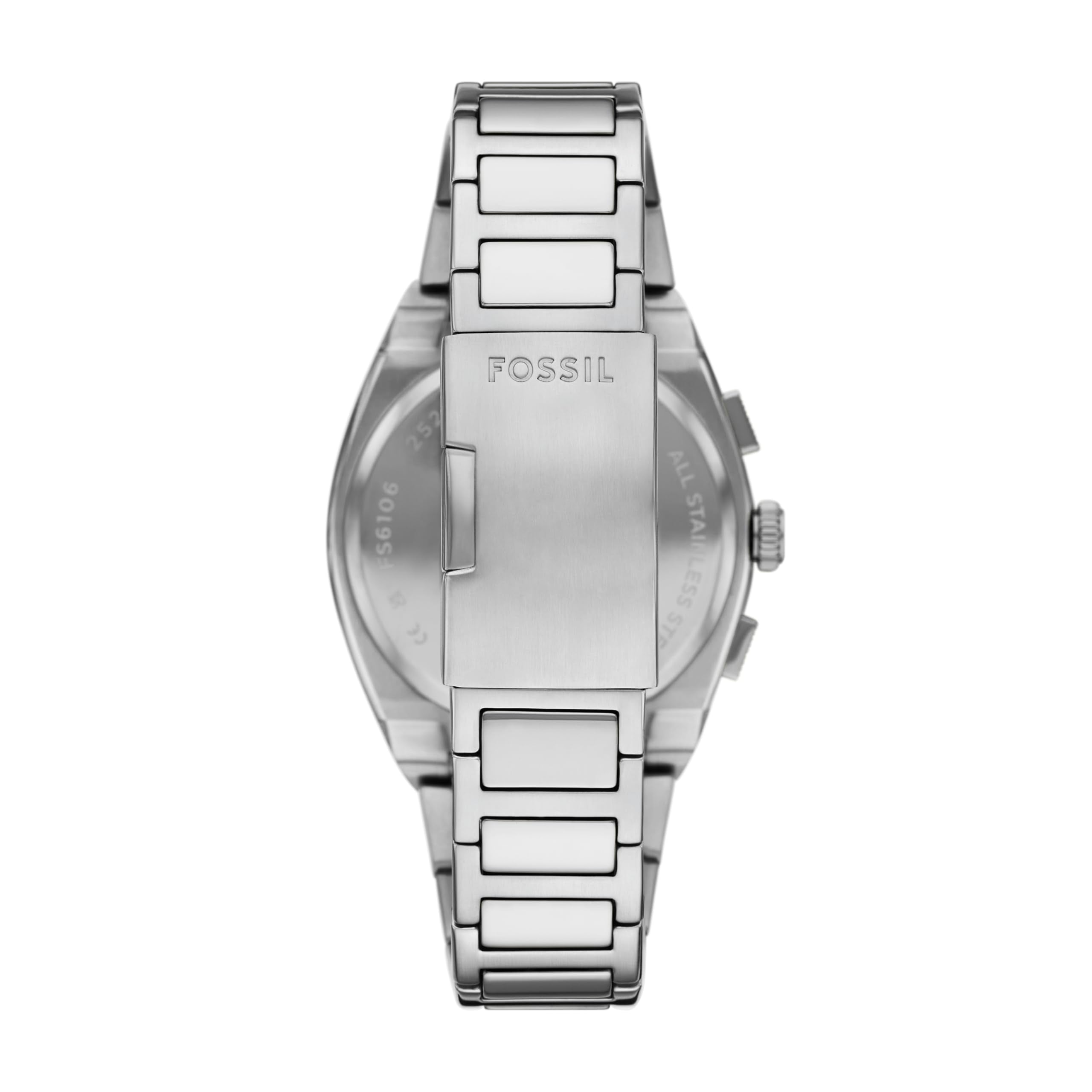 Fossil Men's Everett Quartz Stainless Steel Watch, Three-Hand Watch for Men