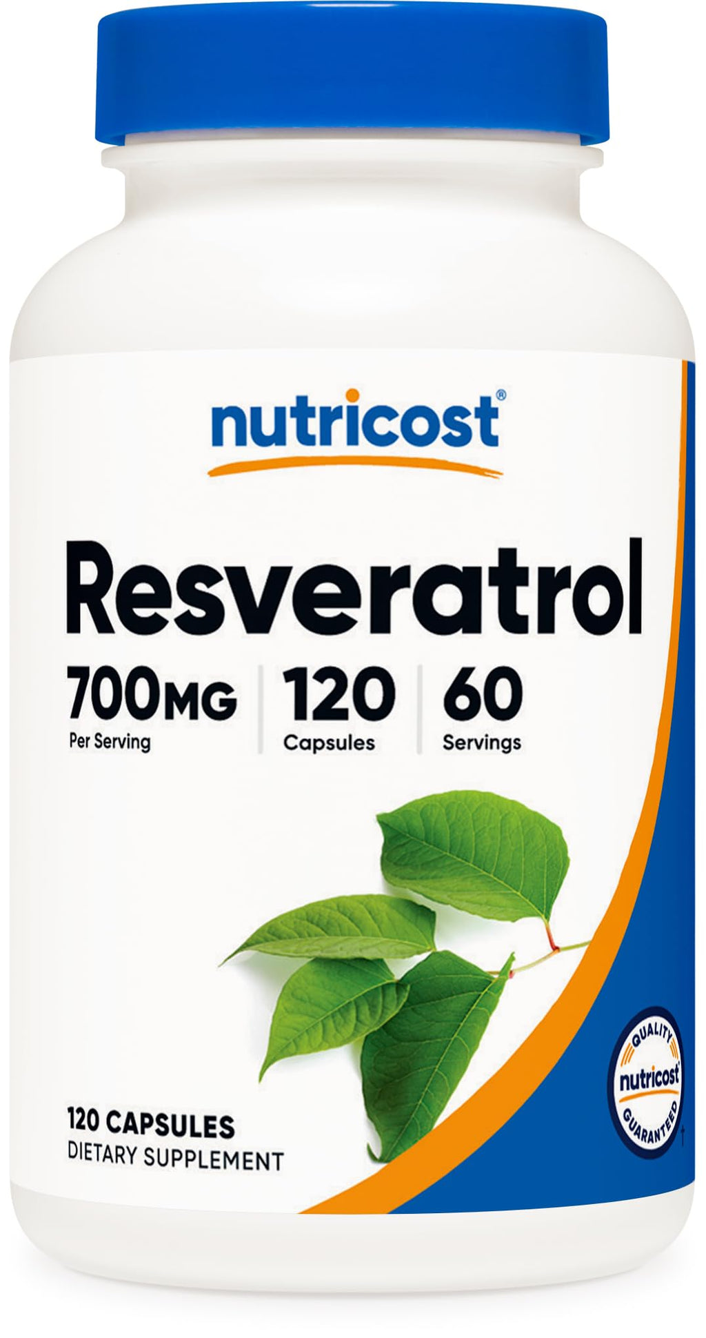 Nutricost Resveratrol 700mg; 120 Vegetable Capsules - 50% Trans-Resveratrol (3 Bottles)
