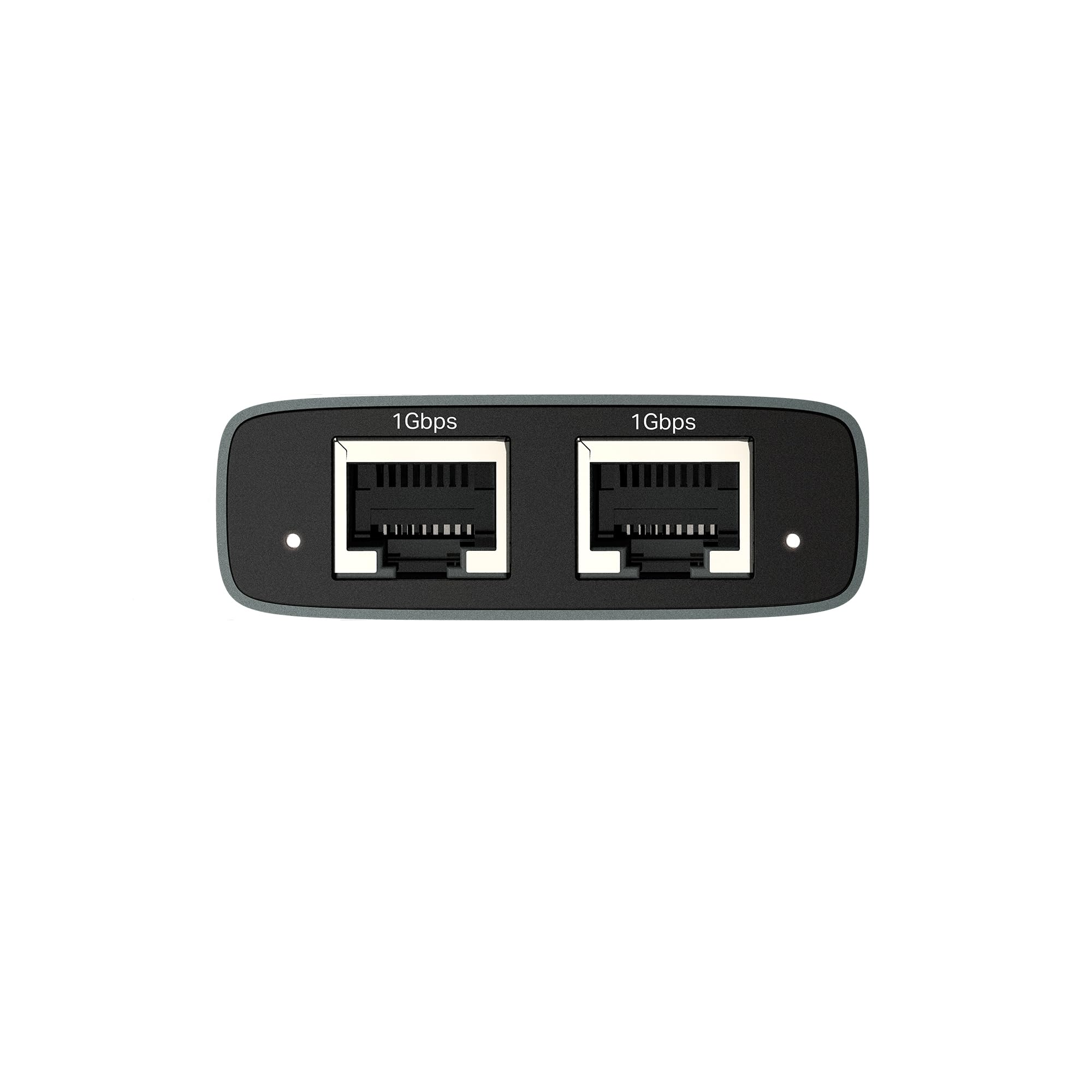 TP-Link Ethernet Splitter 1 to 2, 1000 Mbps High Speed Dual-Port Internet Splitter, Compatible w/ Cat8/7/6/5e/5, USB-C & Ethernet Cables Included, Aluminum Case, Plug and Play for Routers & More EH210