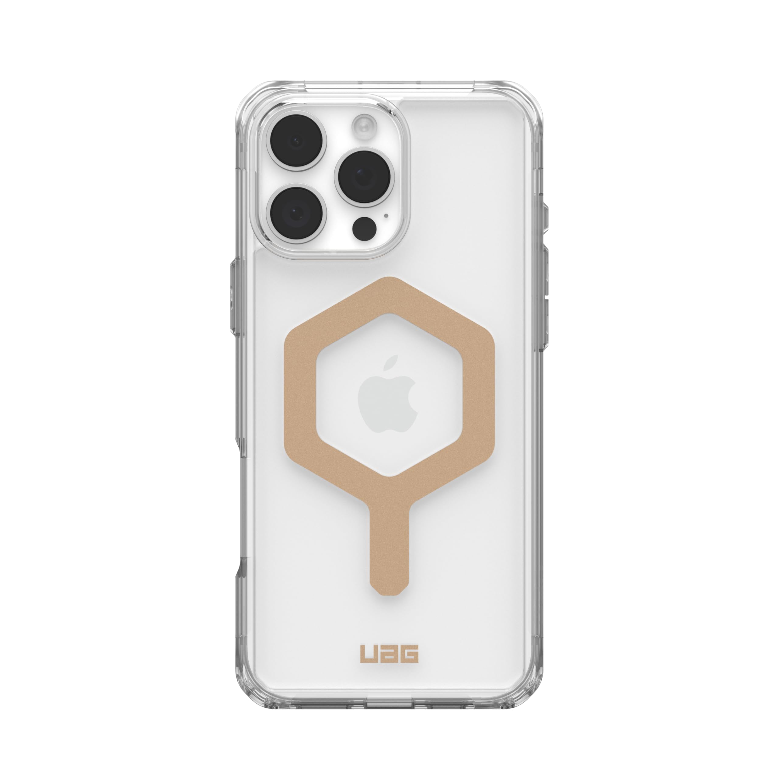 URBAN ARMOR GEAR UAG Designed for iPhone 16 Pro Max Case 6.9" Plasma XTE - Compatible with MagSafe Charging & Kickstand Rugged Shockproof Anti-Slip Military Grade Protective Cover, Black/Clear