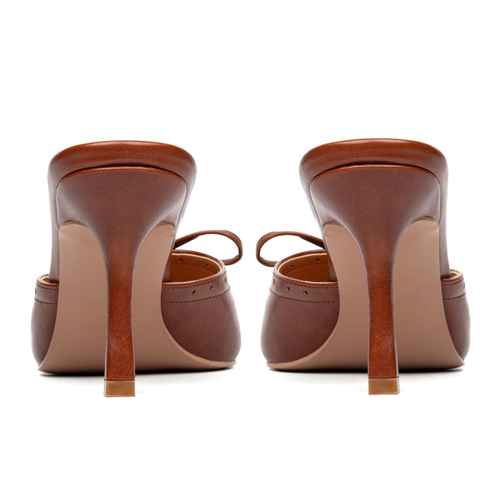 Kitten Heels for Women Closed Toe Heels Vintage Heeled Mules Sexy Pointy Studded Slip on Stiletto Dressy Pumps