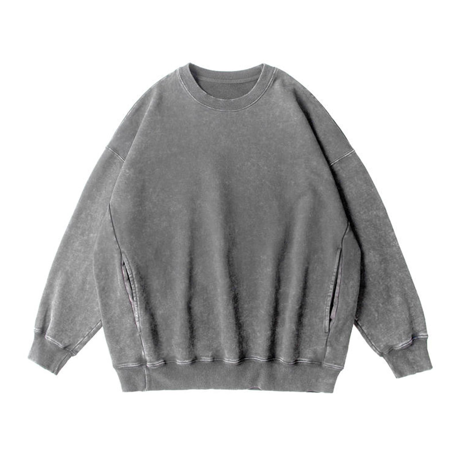 Bobeutou Oversized Hoodie Men Vintage Cotton Casual Hooded Sweatshirt Trendy Baggy Basic Hoodies Retro Pullover Streetwear
