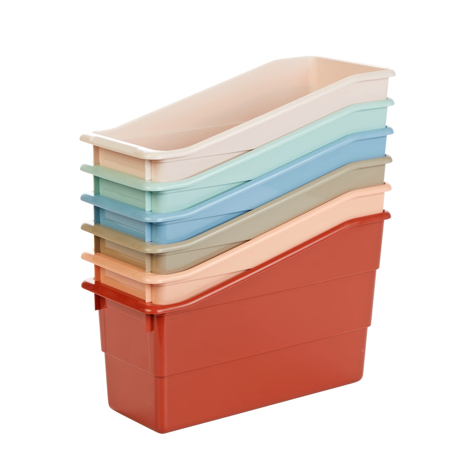 Really Good Stuff Durable Book & Binder Holders - 6 Pack - Black