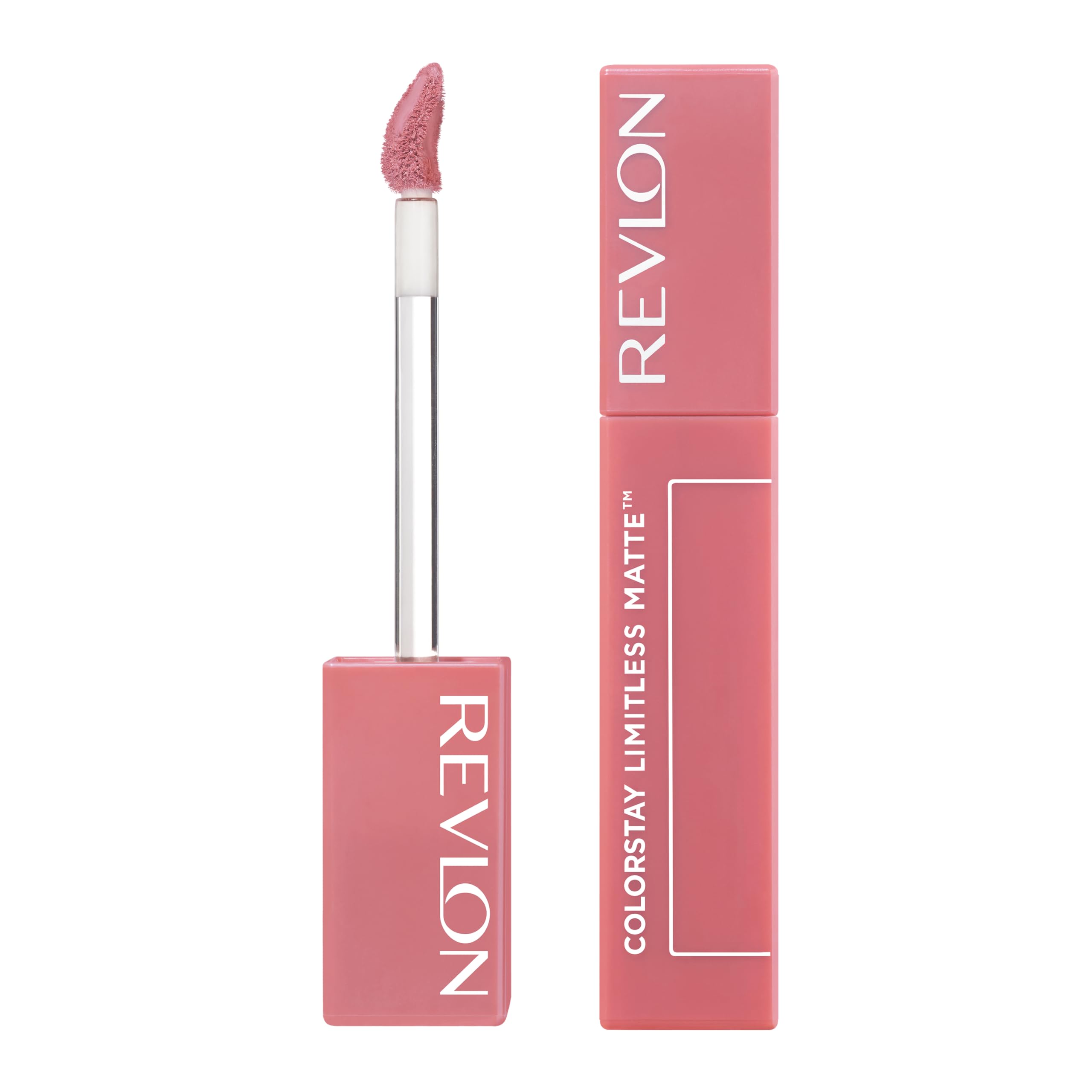 Revlon ColorStay Limitless Matte Liquid Lipstick, Vegan Formula, No-Budge, Longwear Lip Color, Long Lasting, Lightweight/Comfortable, Waterproof, 001 Beauty Sleep, 0.17 fl oz