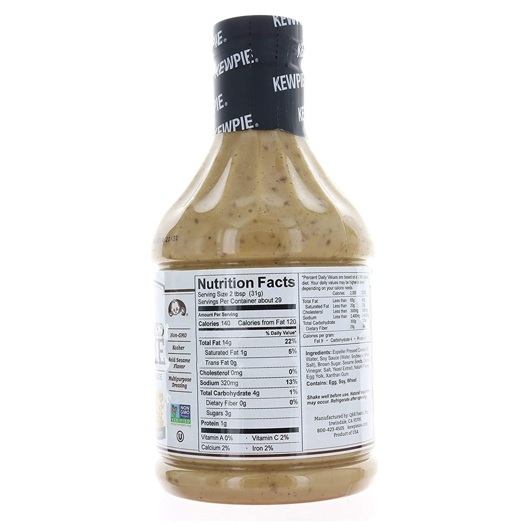 Kewpie Japanese Dressing Roasted Sesame 8 Oz.(Deep Roasted Sesame Dressing (Creamy), 8 Oz)