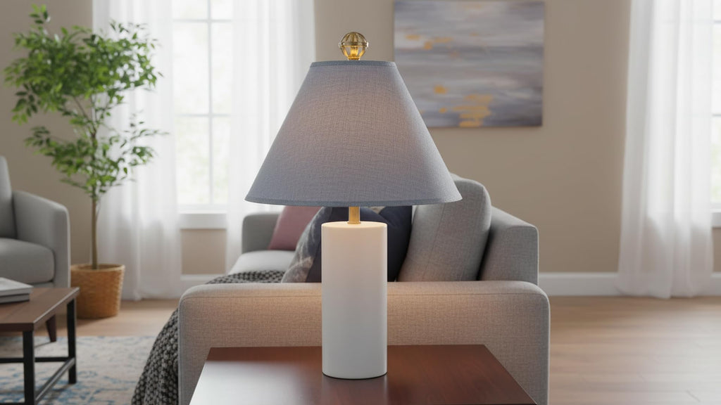 Aspen Creative 32083 Transitional Hardback Empire Shaped Spider Construction Lamp Shade in Brown, 18" wide (7" x 18" x 12 1/2")