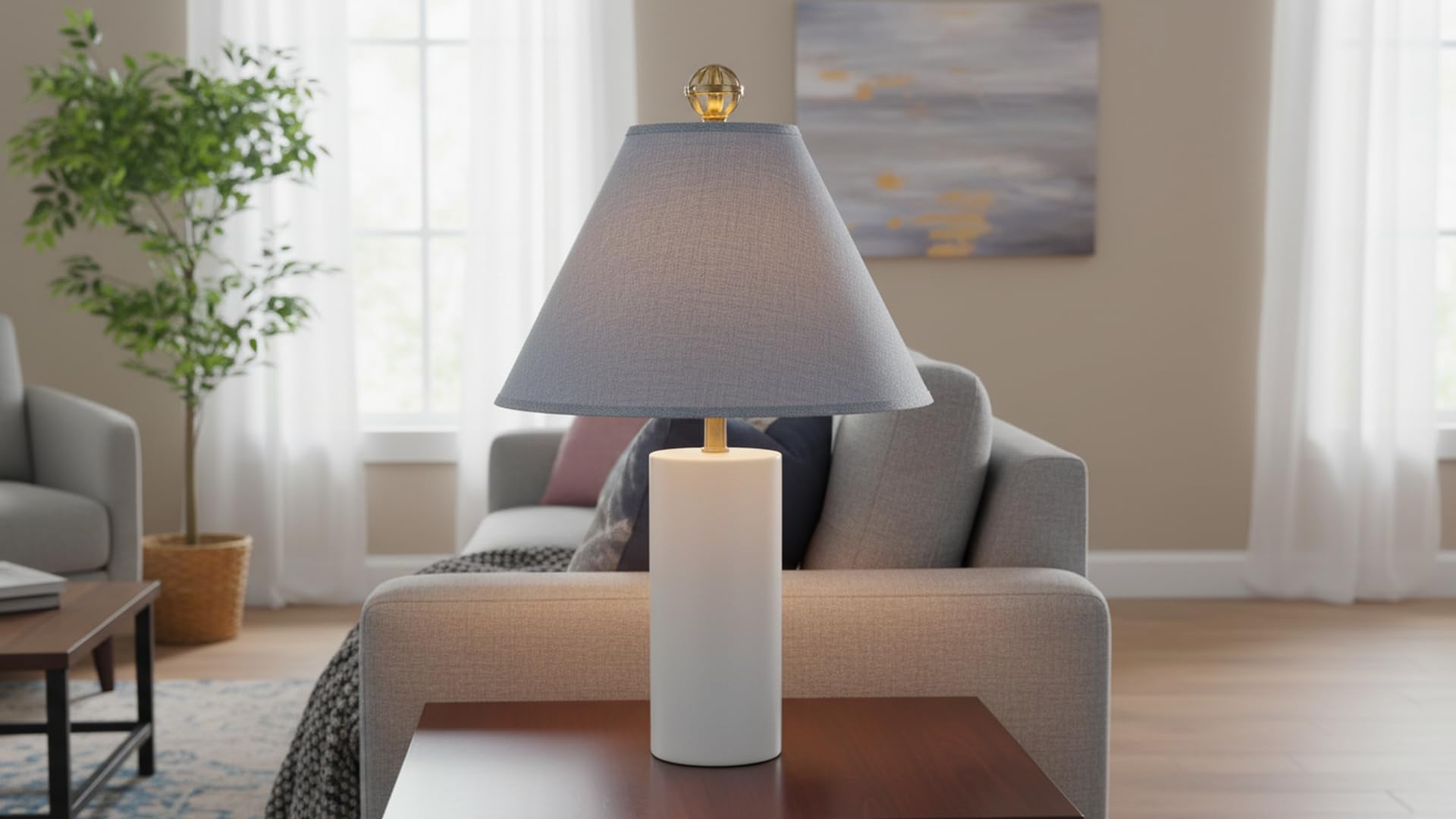 Aspen Creative 32083 Transitional Hardback Empire Shaped Spider Construction Lamp Shade in Brown, 18" wide (7" x 18" x 12 1/2")