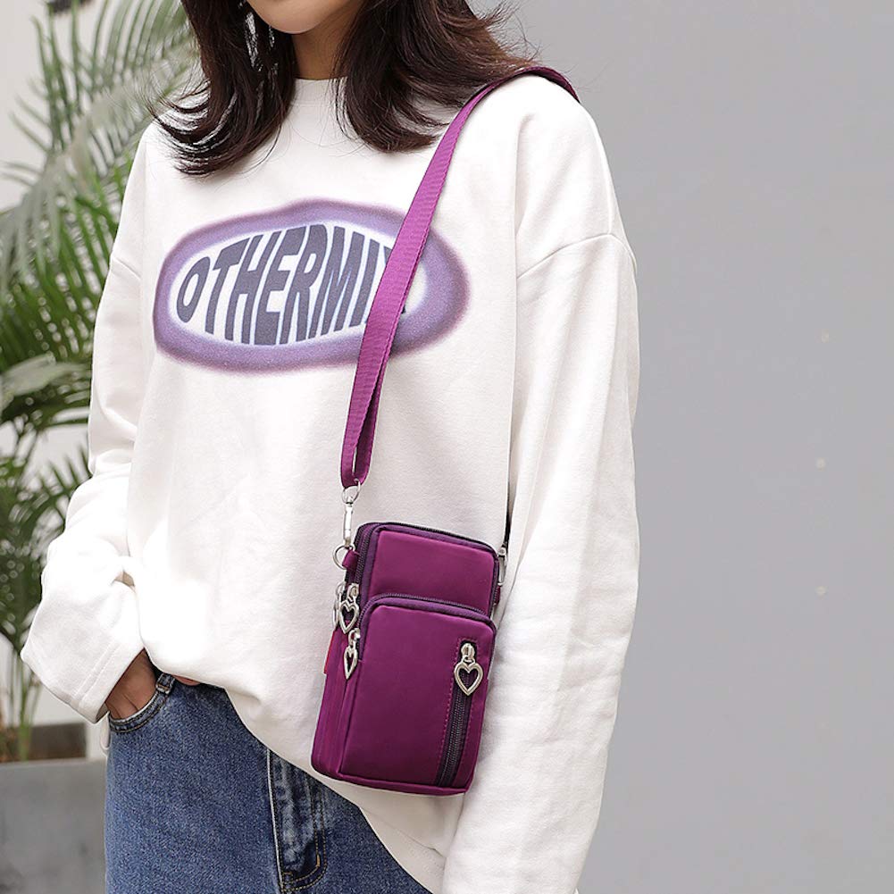 VINAIDA Small Crossbody Wallet Phone Bag Women Mini Crossbody Purse Cell Phone Shoulder Bag Mini Wallet Over Shoulder Strap