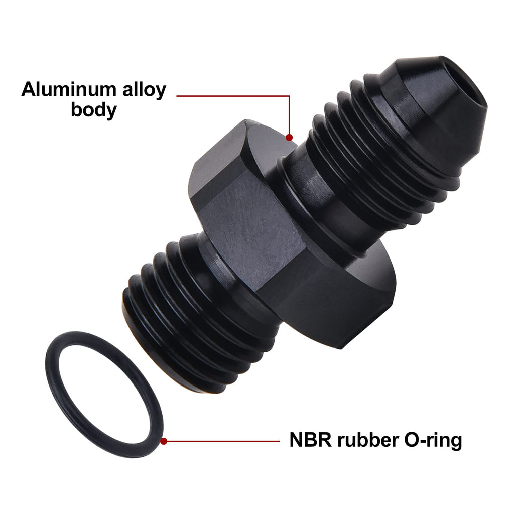 EVIL ENERGY 3AN Flare to AN3 ORB Male O-Ring Fitting Adapter