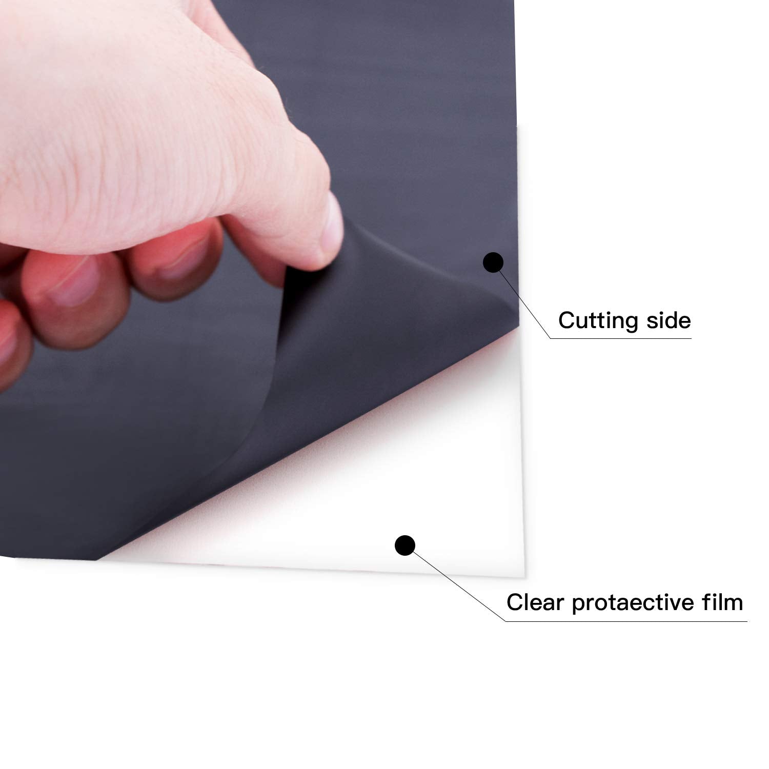 JANDJPACKAGING Baby Blue Heat Transfer Vinyl HTV - 10 Sheets Easy to Weed T-Shirt Iron on Vinyl Compatible with Cricut Cutting Machine & Silhouette Cameo, All Craft Cutters