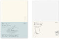 Midori MD Notebook - A5 Grid Paper (15003006) + MD notebook cover & lt; A5 & gt (49360006) -VALUE SET