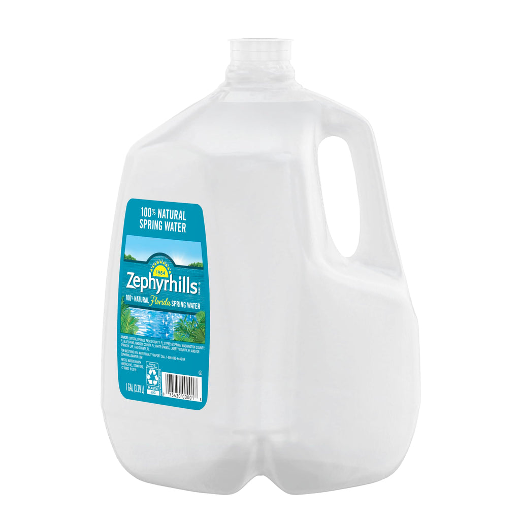 Zephyrhills Spring Water, 8 oz Mini Bottles, 48 Pack (3 Cases)