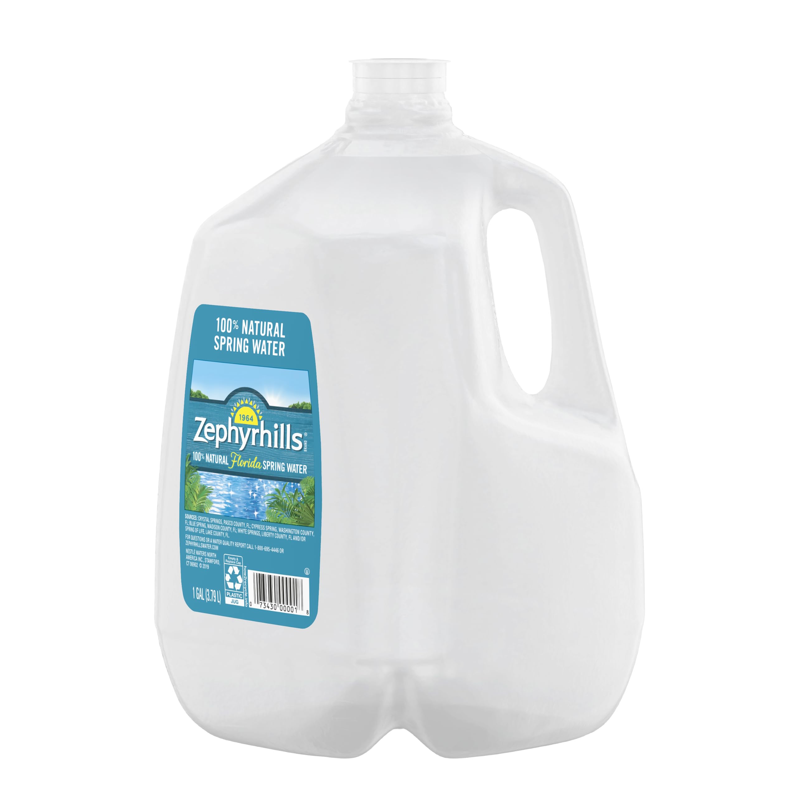 Zephyrhills Spring Water, 8 oz Mini Bottles, 48 Pack (3 Cases)