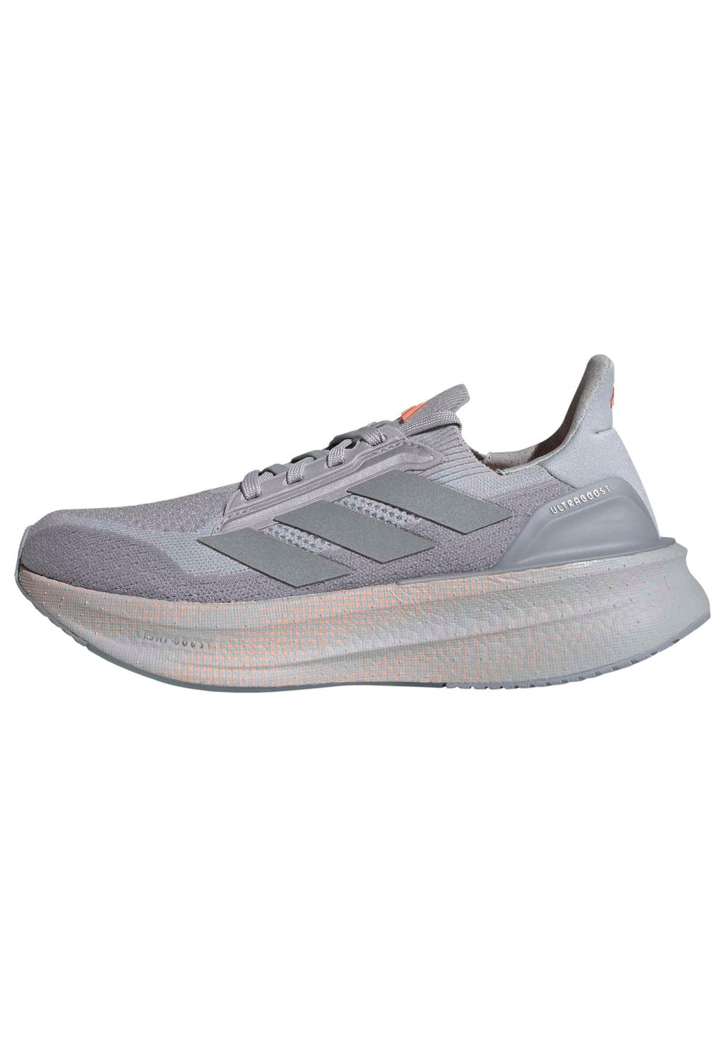 adidas Womens Ultraboost Ultra Boost 5X Running Sneakers Shoes - Grey, Silver