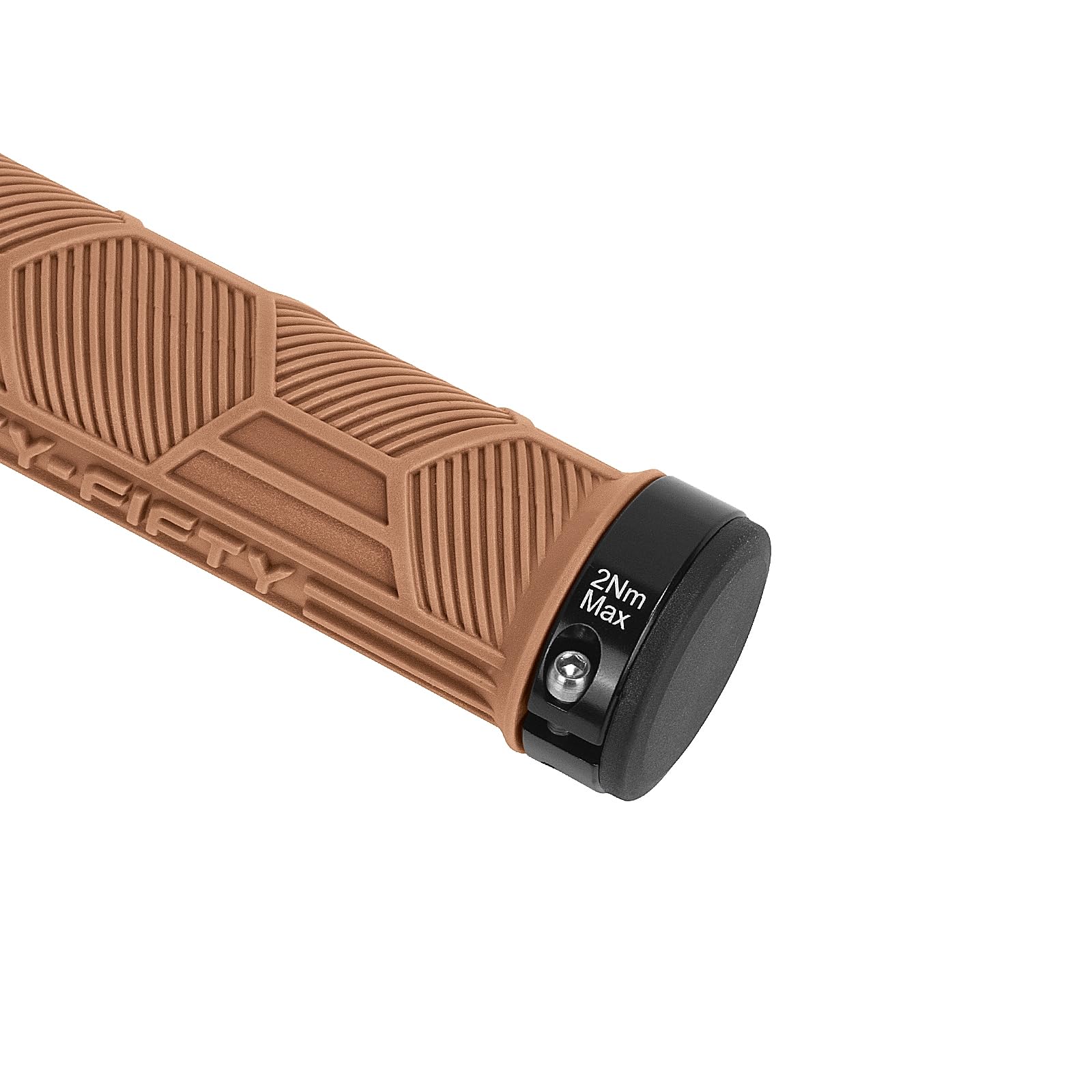 FIFTY-FIFTY Double Lock-On Mountain Bike Grips, Bicycle Handlebar Locking Grips, Non-Slip MTB Handle