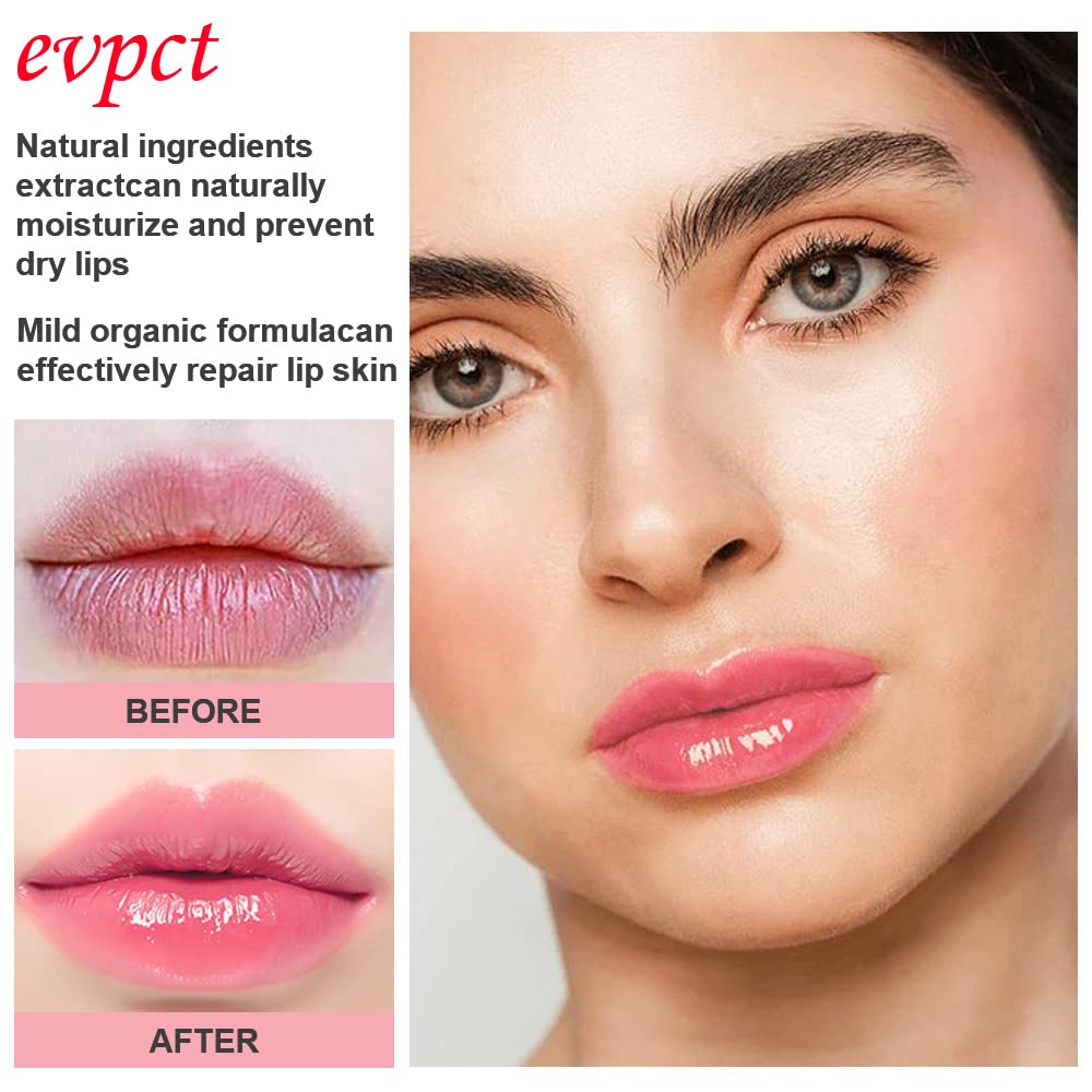 evpct 2Pcs Blueberry Tinted Lip Balms PH Lip Color Changing Lipstick Balm Stain Gift Set Queen for Women Girls Korean Mood Long Lasting Color Change Light Pink Lipstick Lip Tint Plumper Gloss