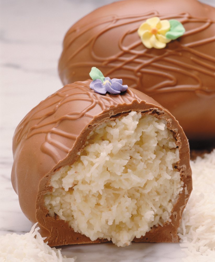Philadelphia Candies Marshmallow Nut Egg, Milk Chocolate 4 Ounce