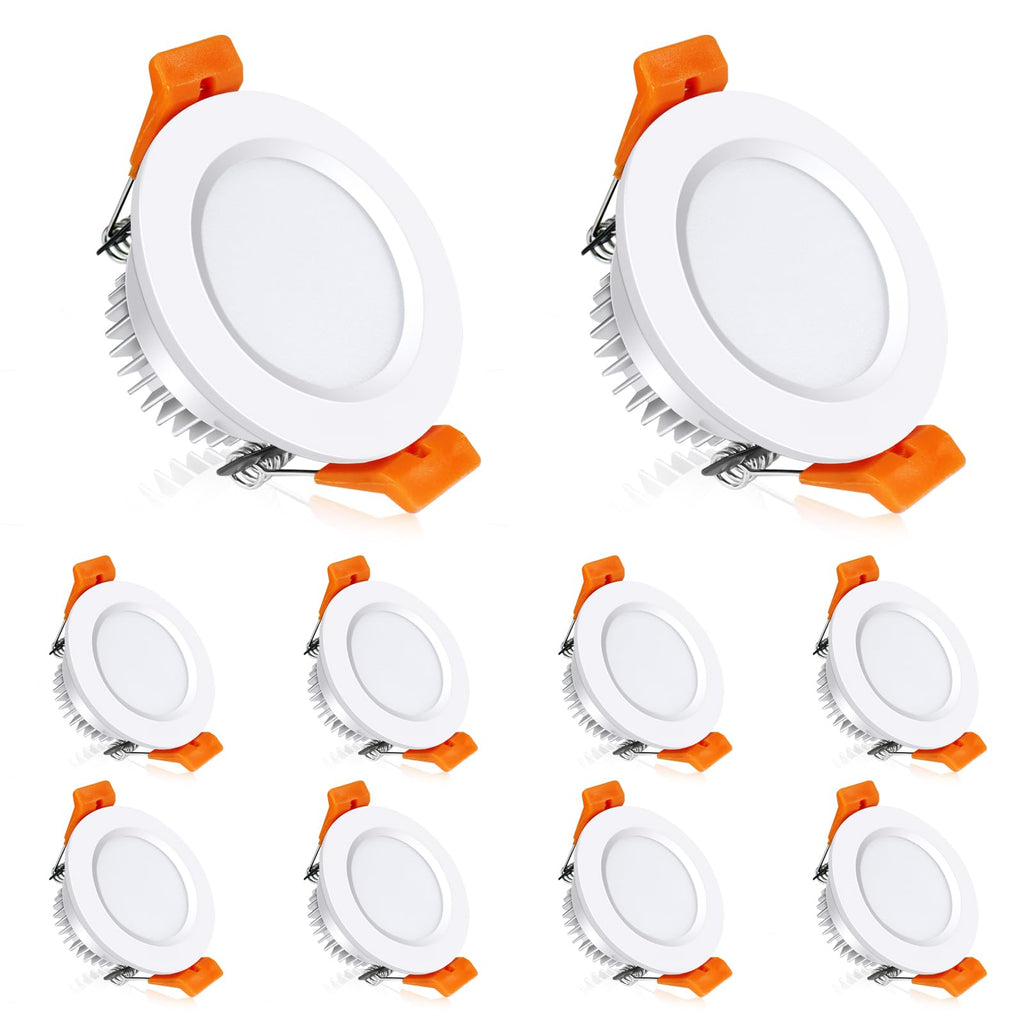 inShareplus 2 Inch LED Recessed Lighting, Downlight Dimmable 3W (35W Equivalent), 5000K Daylight White, CRI80, Recessed Light Fixtures with LED Driver (1 Pack)