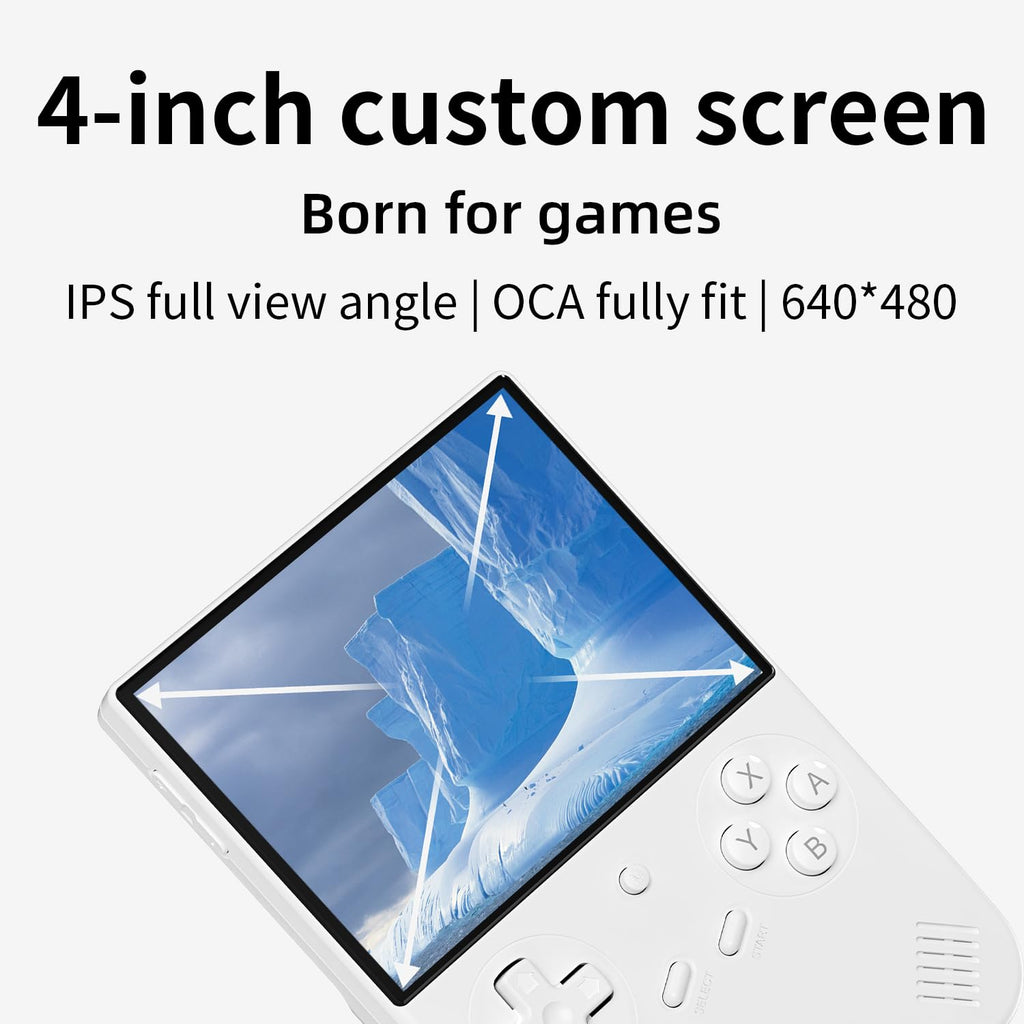 Anbenric RG40XX V Retro Handheld Game Console, 4.0 Inch IPS, Linux OS, 64GB Preloaded Classic Games, H700 Quad-Core, WiFi Bluetooth, Ideal for Travel, Commute, Home & Outdoor Entertainment(Indigo)