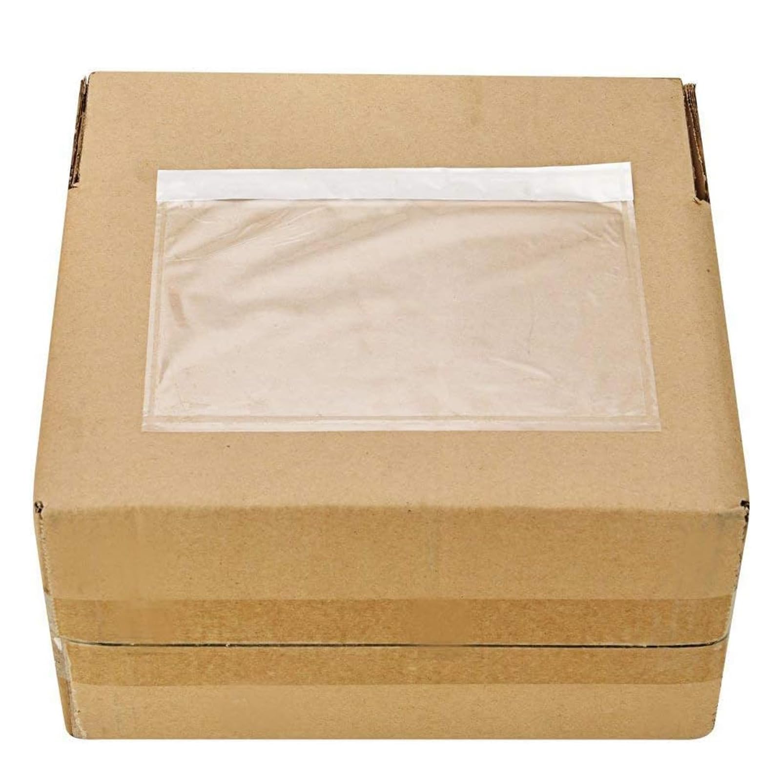 9527 Product 4.5" x 5.5" Clear Adhesive Top Loading Packing List/Shipping Label Envelopes (100 Pack)