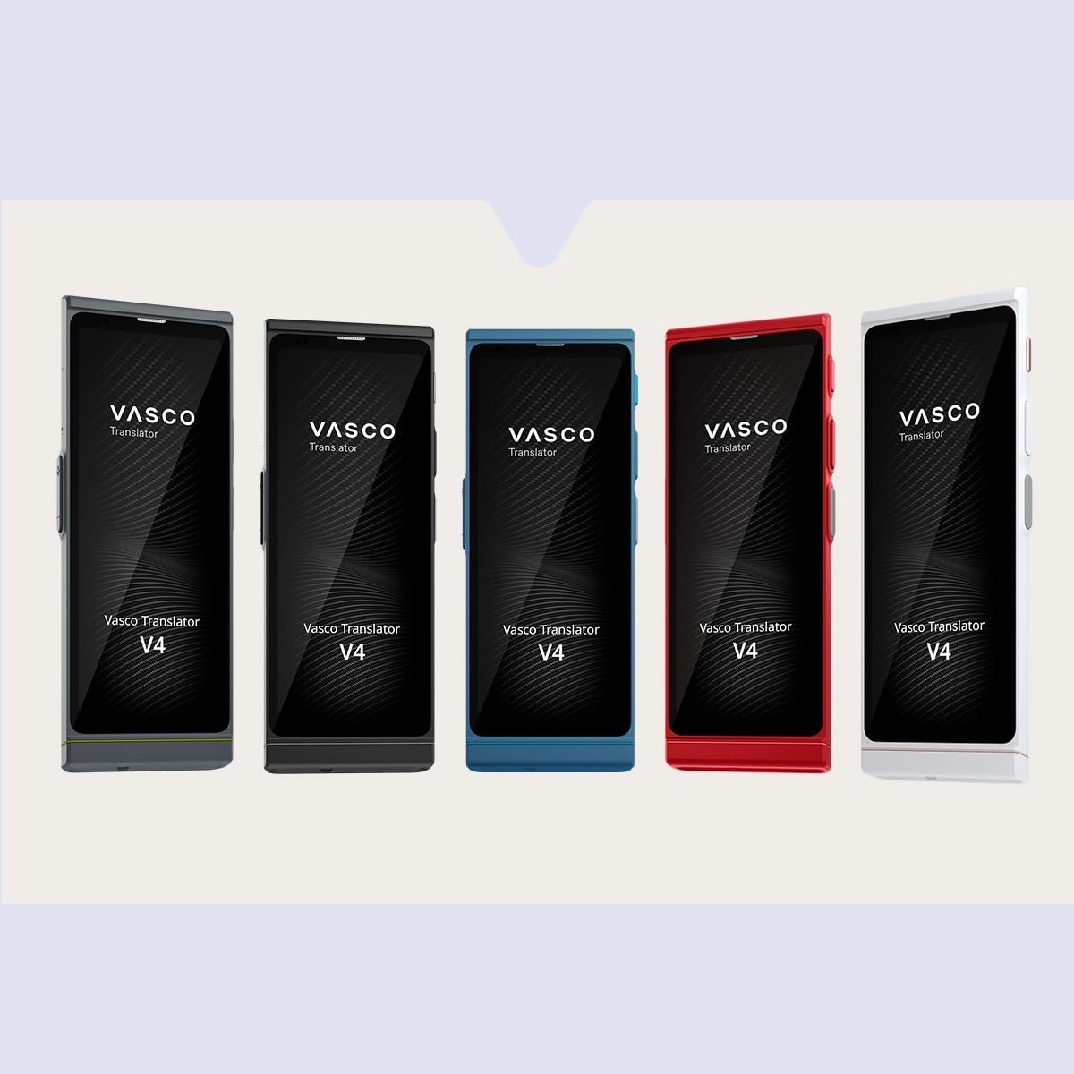 Vasco V4 Language Translator Device | 112 Languages | Free Lifetime Internet in Almost 200 Countries | Black Onyx