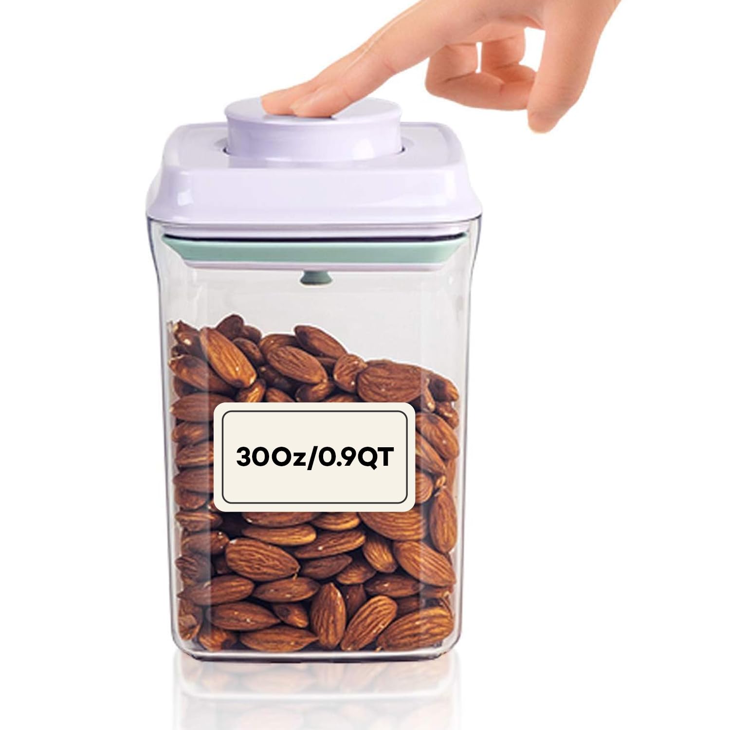 Bop Top Airtight Food Storage Containers with Lid 13.5 Cups / 108 oz | Kitchen Canister Sets | Air Tight Pantry Container | Pop Top Dry Food Storage Containers for Snacks, Sugar, Flour, Baking, Pasta