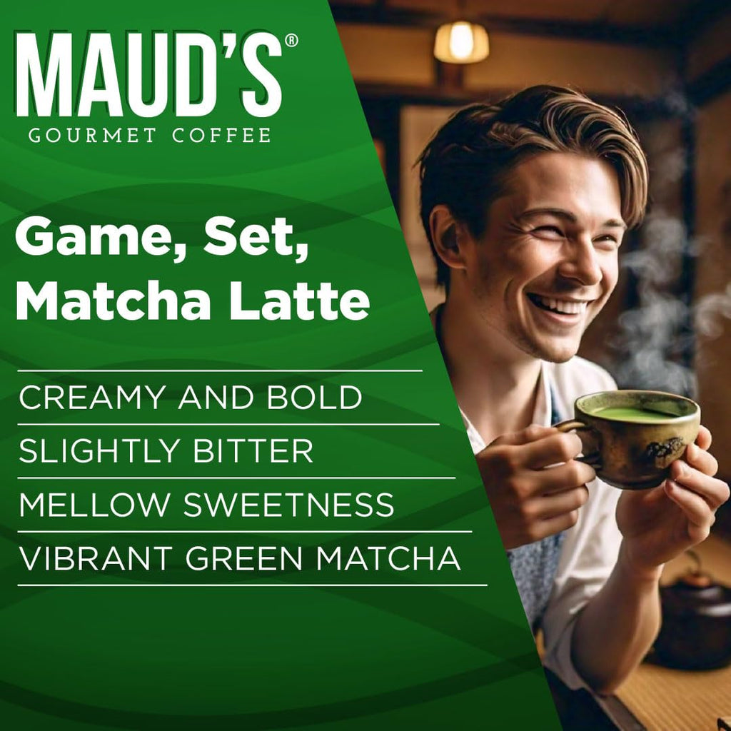 Maud's Chai Tea Latte Pods, 18 ct, Single Serve Tea Pods - 100% Gourmet Blended Tea Leaves, Compatible with Keurig K Cups Maker