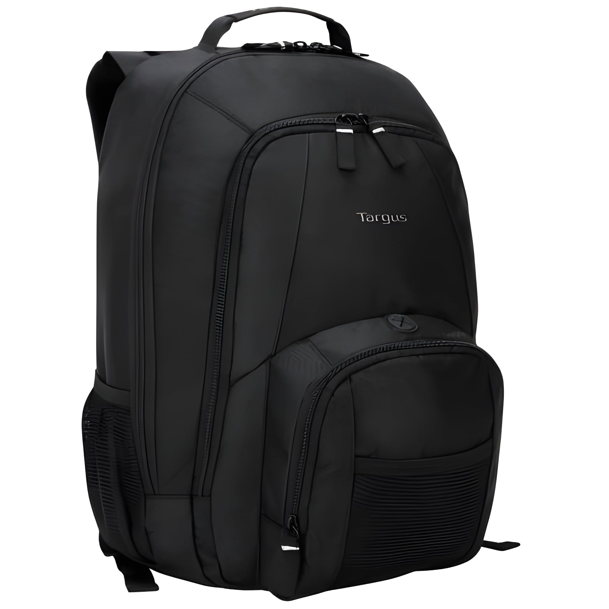 Targus 16 Inch Groove Laptop Backpack, Black - Fits Most Laptops up to 16", Water Resistant Travel Backpack for Business Commuters and Travel (CVR600)
