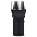 Segbeauty Blow Dryer Comb Attachment, Black Brush Attachments for Hair Dryer Concentrator Nozzle 1.69-1.76in and 2.12in, Pro Hairdressing Styling Salon Tool to Straighten Detangle Curly Natural Hair