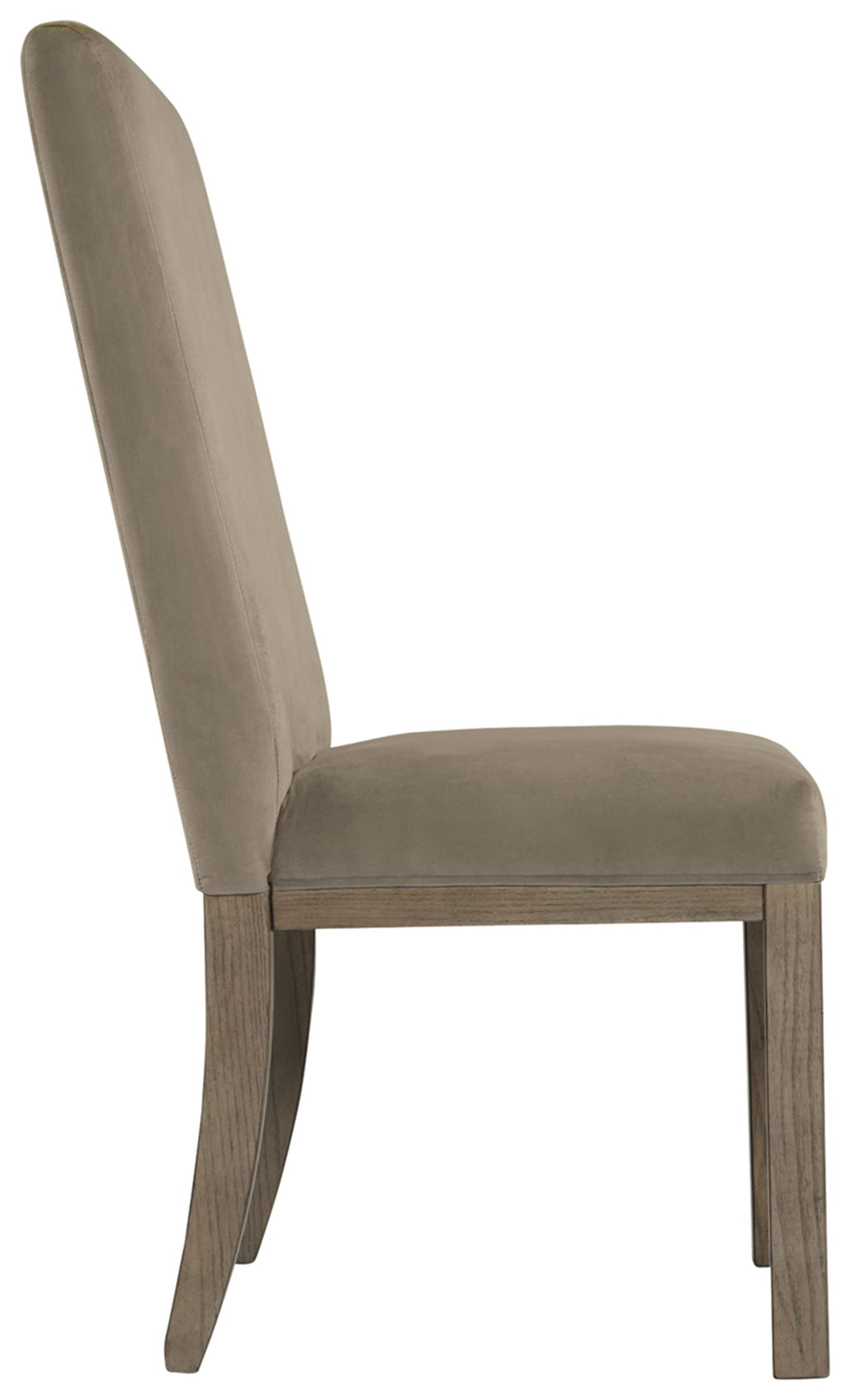 Signature Design by Ashley Chalanna Solid Wood Frame Dining Chair, Set of 2, White