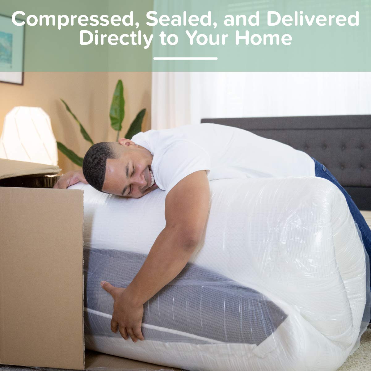 Perfect Cloud UltraPlush Full Mattress - 10 Inch Cooling Gel Memory Foam, Charcoal-Infused, Pressure Relief, Motion Isolation, Bed in a Box, Made in USA