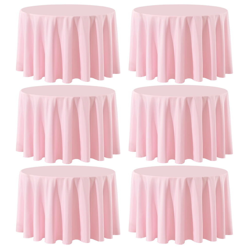 Round Tablecloth 2 Pack 90 Inch Black Tablecloths Washable Decorative Linen Polyester Table Clothes Cover for Dining Table Banquets Buffet Parties and Wedding