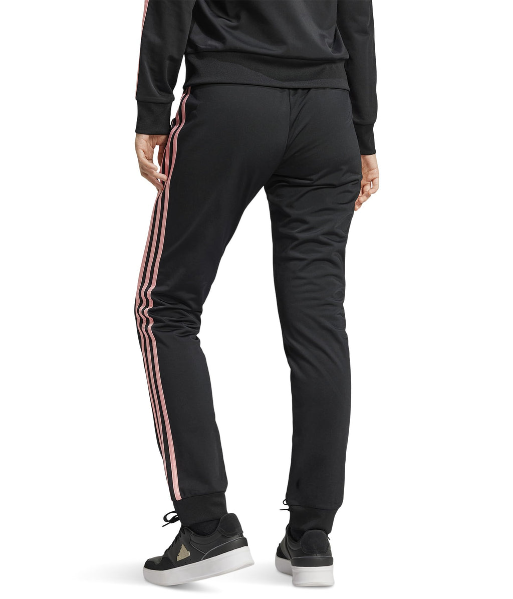 Adidas Womens Essentials Fleece Tapered Cuff Pants