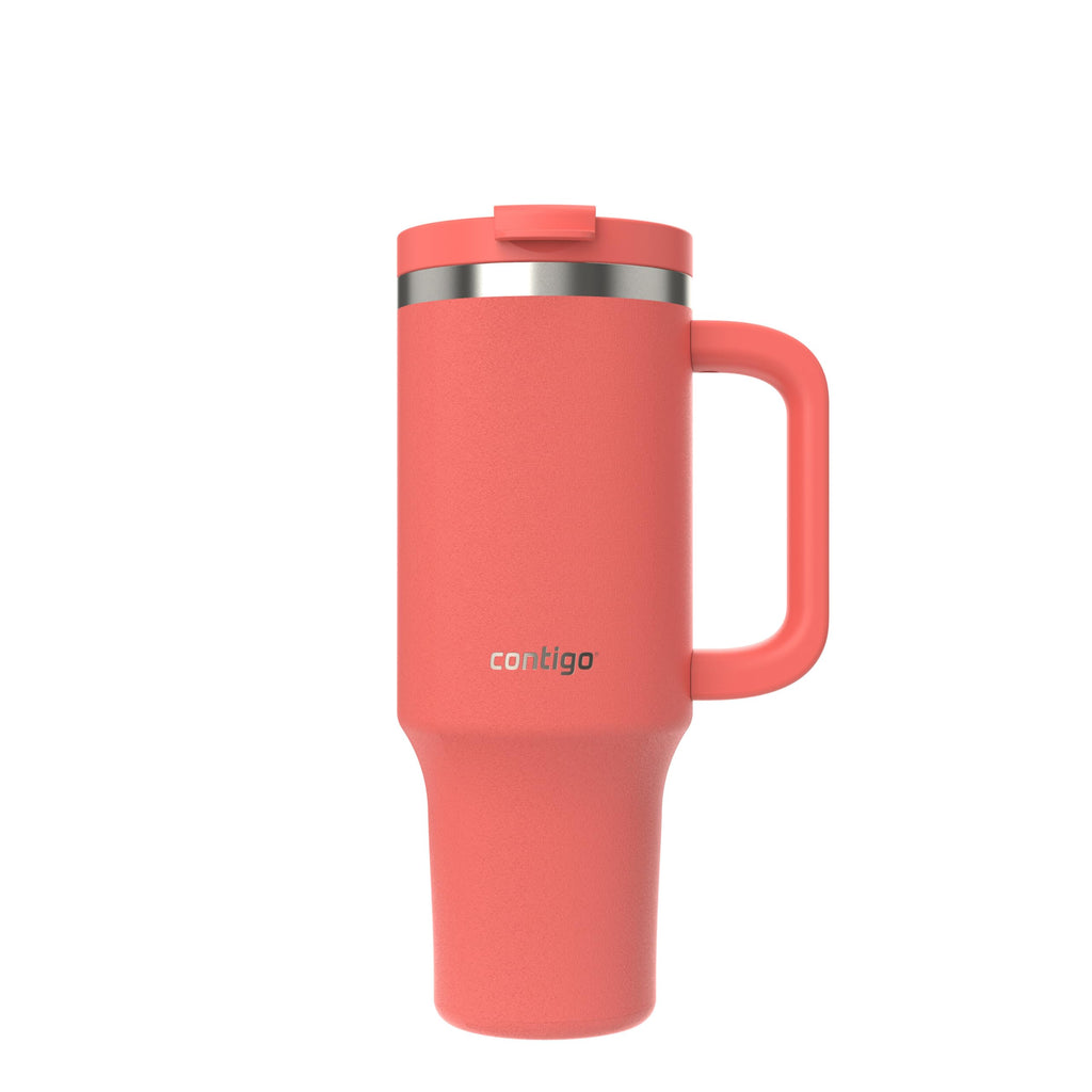Contigo Streeterville 30oz Tumbler, Stainless Steel Vacuum Insulated, Leak-Proof, Cold for 29 Hours, Fits in cupholders, Licorice