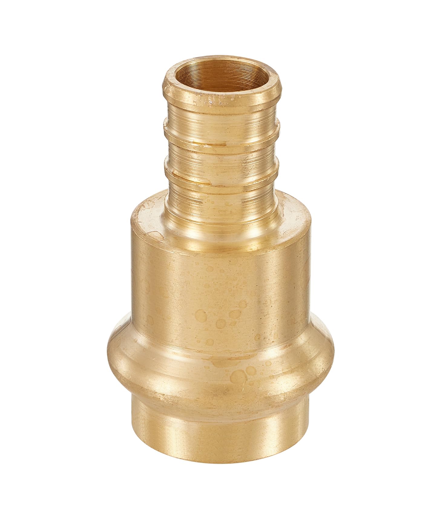 (Pack of 2) EFIELD 1" Copper Press X 1" PEX Crimp Coupling Brass Adapters For Copper and Pex Pipe Connection,(PEX1807388-2PCS)